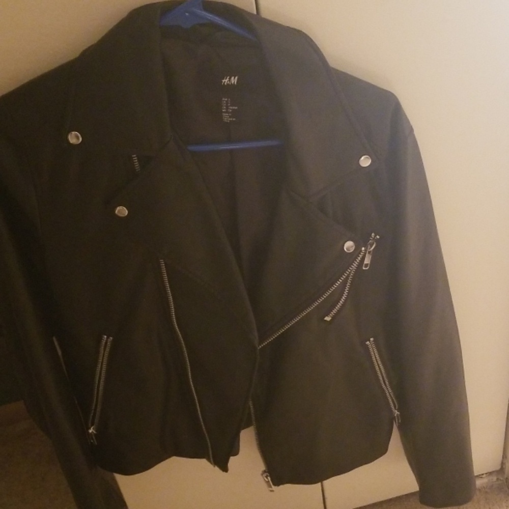 H&m leather jacket